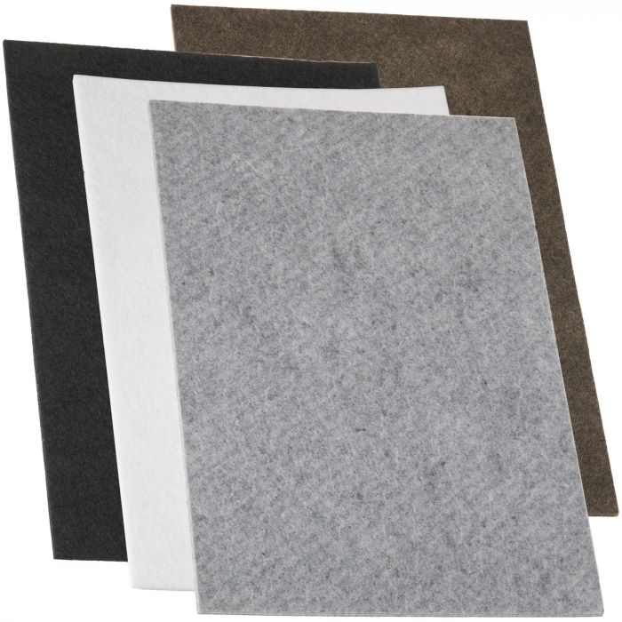 Fogli autoadesivi in feltro, spessore 3.5 mm, 20x30 cm, diversi colori
