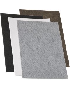 Fogli autoadesivi in feltro, spessore 3.5 mm, 20x30 cm, diversi colori